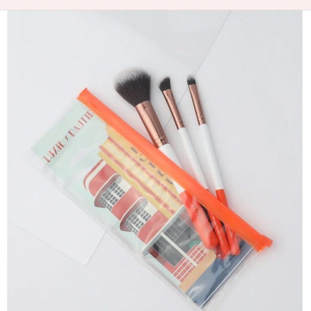 New Luxie Pautips Por La Noche 3- Piece Brush Set